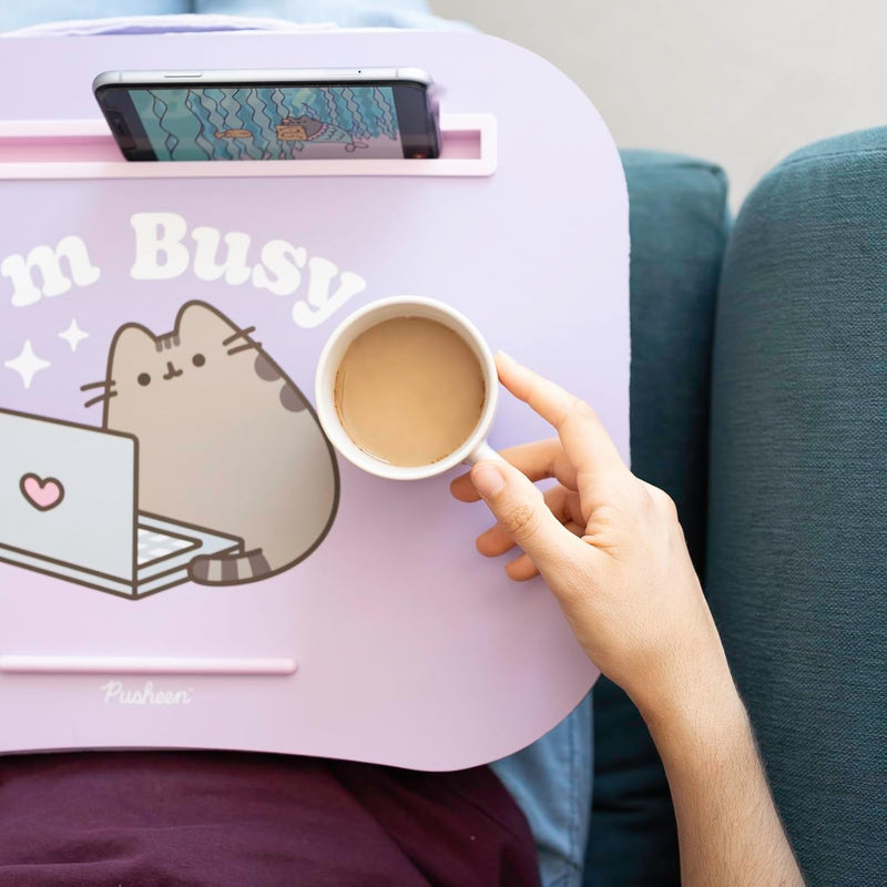 Grupo Erik Laptopkissen Pusheen The Cat Laptop Ständer Notebook Kissen 34 x 44 cm PC Zubehör Laptop