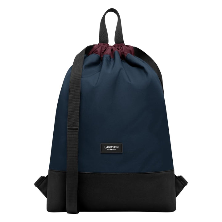LARKSON Turnbeutel Damen &amp; Herren Blau Rot - No 7 - Rucksack Damen für Sport und Festival - Beutel R
