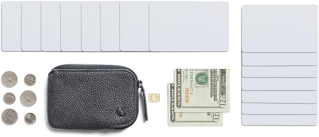 Bellroy Leder Card Pocket Brieftasche (max. 15 Karten und Scheine) - Stellar Black Stellarblack, Ste