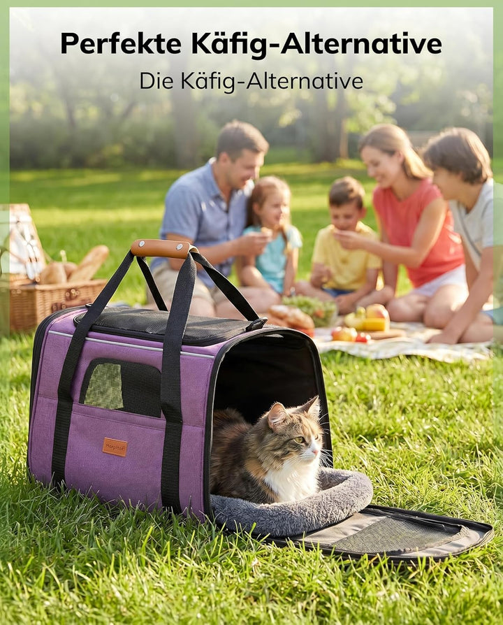 Morpilot Transportbox Katze Katzen Transportboxen, Faltbare katzentasche transporttasche, hundetrage
