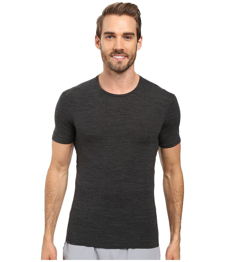 Icebreaker Herren Anatomica Crewe T-Shirt - Funktionsshirt Herren - Merinowolle Unterwäsche XXL Jet