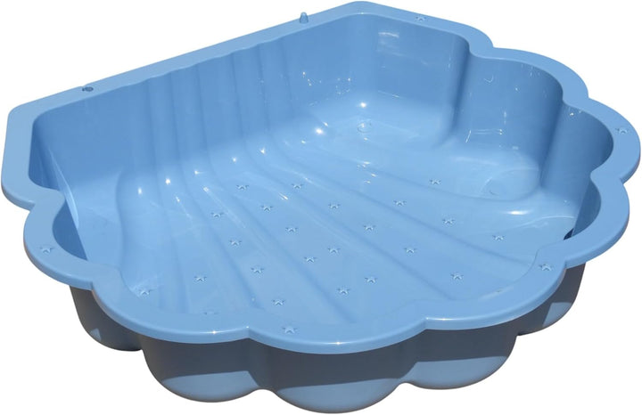 TikTakToo Sand & und Wassermuschel I Sandkasten ohne Abdeckung (1-teilig) (Pastell blau Sterne), Pas