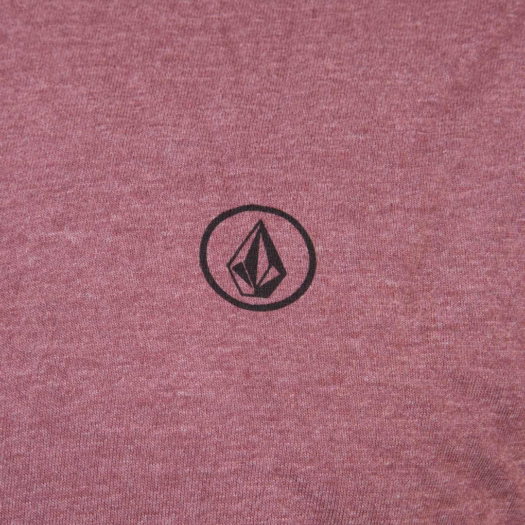 Volcom Circle Blanks T-Shirt Herren XL Merlot, XL Merlot