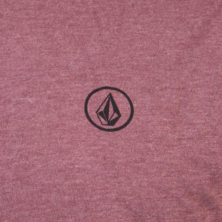 Volcom Circle Blanks T-Shirt Herren XL Merlot, XL Merlot