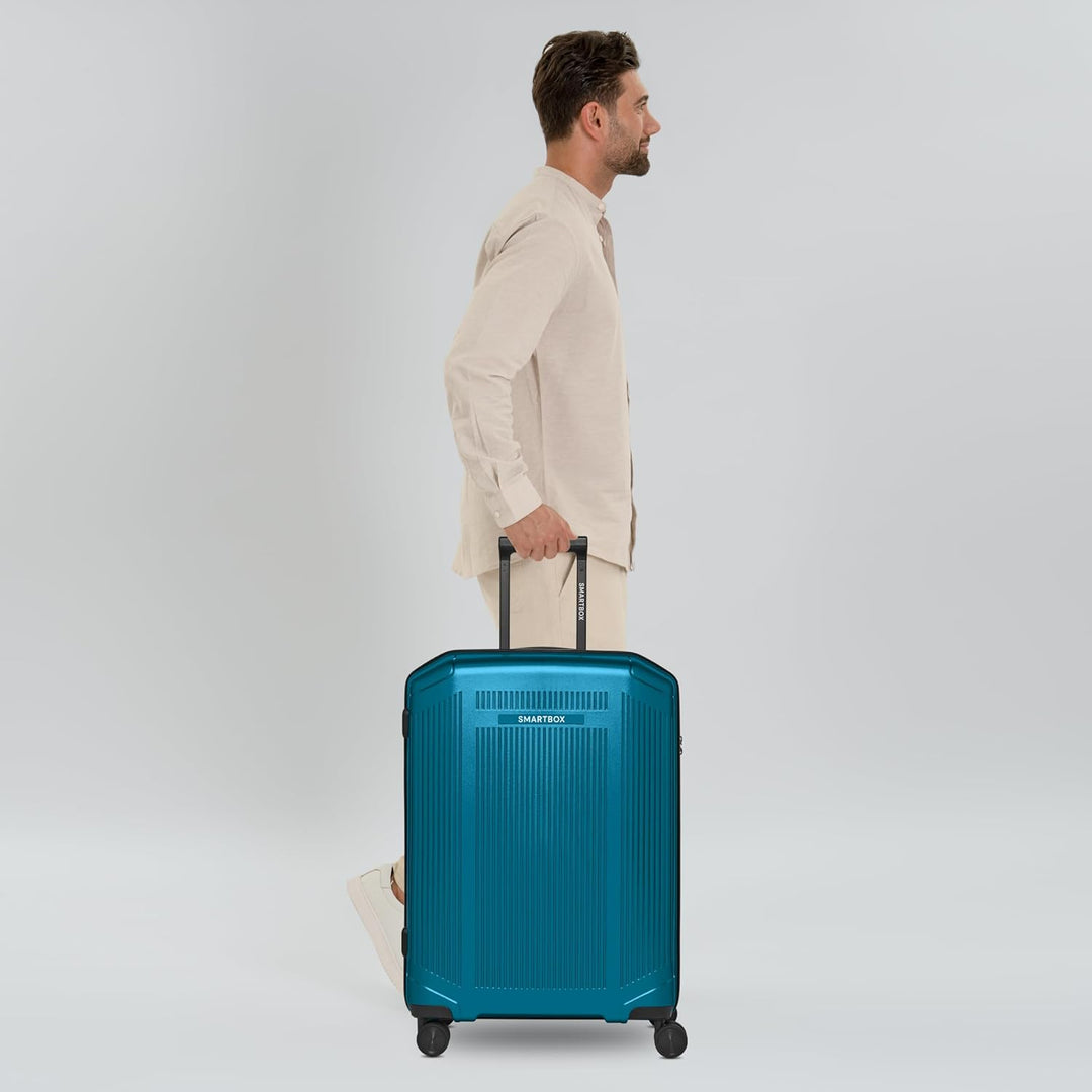Smartbox Hartschalen Check-in Koffer | Mittelgrosser Trolley 49 x 29 x 66 cm aus hochwertigem, robus