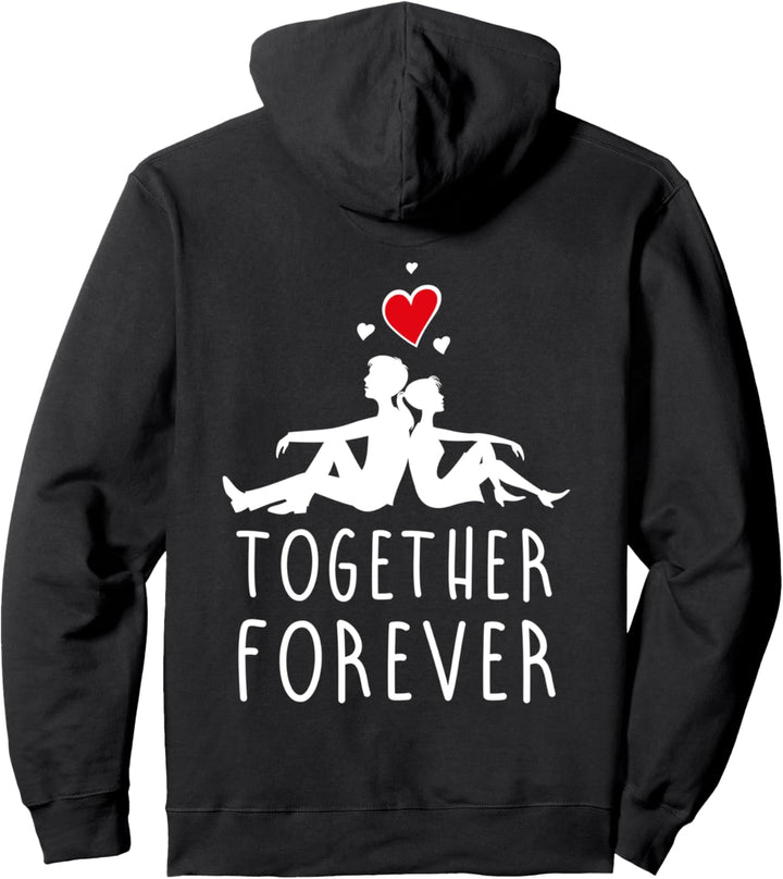 Verliebtes Paar Liebespaar Liebe Partner Look Design Outfit Pullover Hoodie