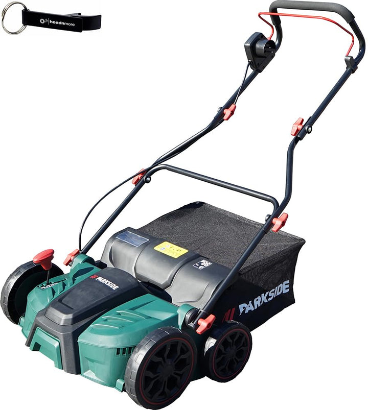 HEADNMORE® Bundle - Parkside® 2in1 Elektro Vertikutierer Rasenlüfter PELV 1800 +Schlüsselanhänger