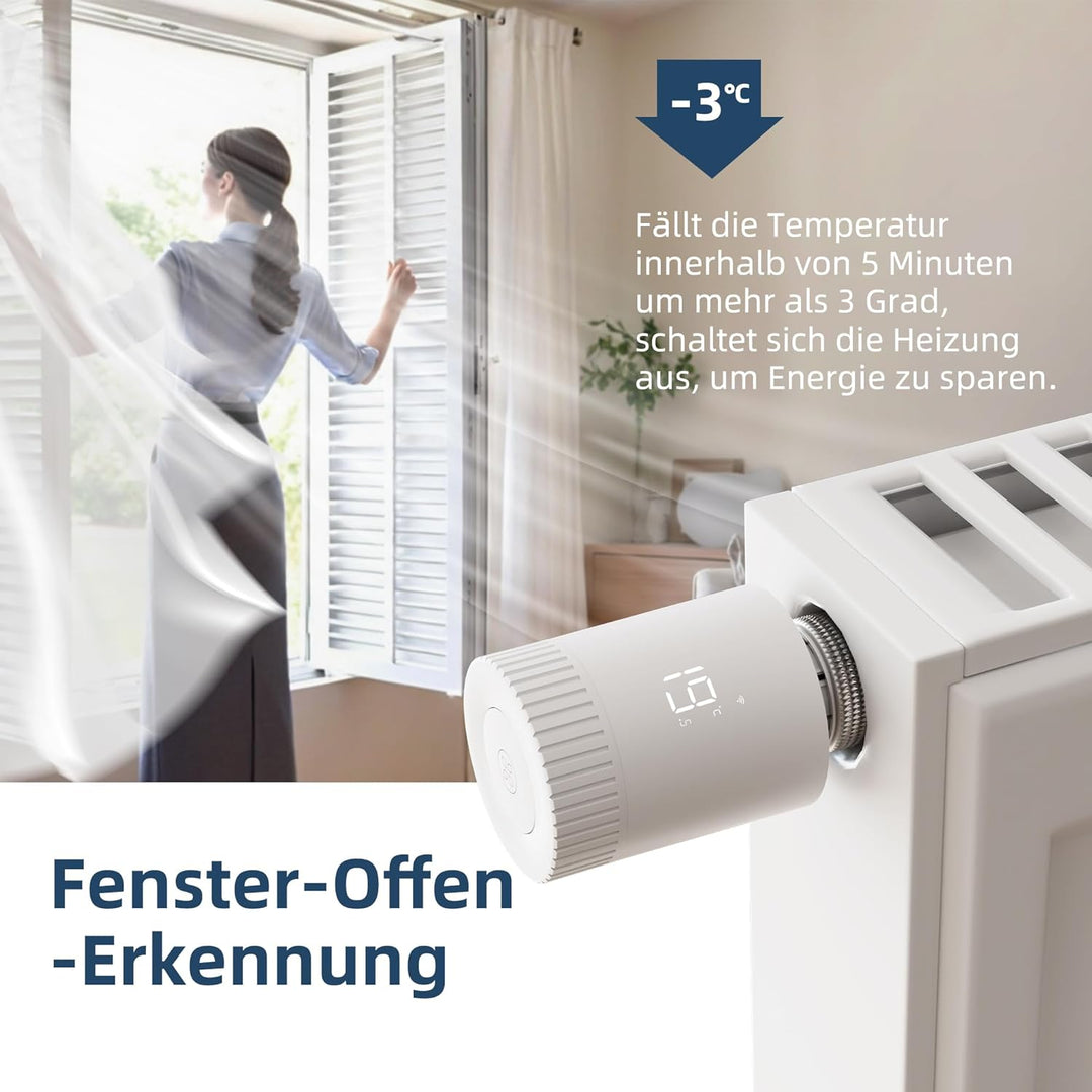 Beok Smart Heizkörperthermostat Zigbee Heizungsthermostat Raumthermostat Digital Benötigt Tuya Gatew