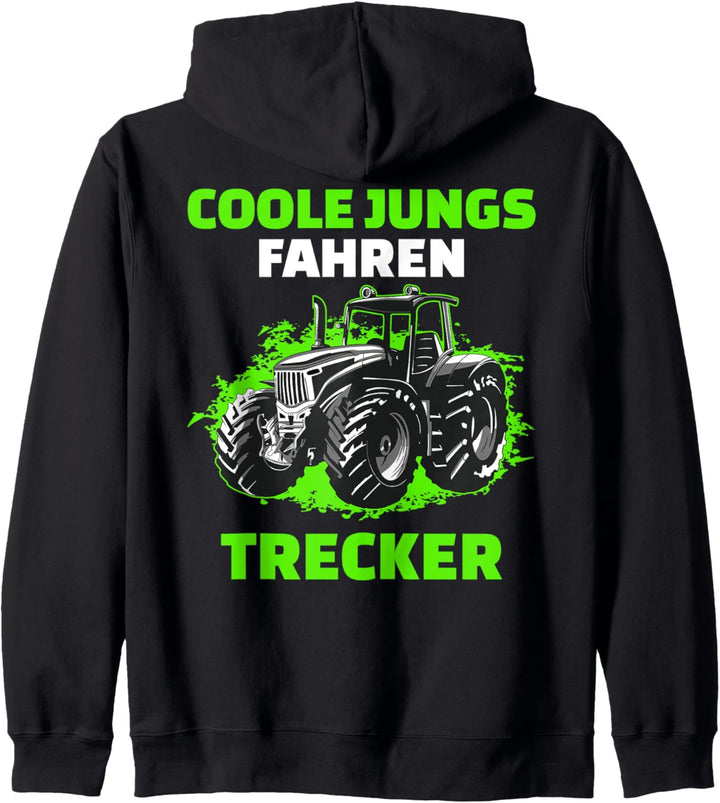 Coole Jungs Fahren Trecker | Traktor Kapuzenjacke