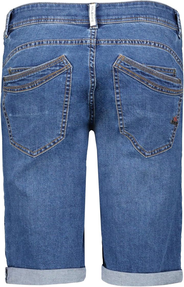 Buena Vista Damen Jeansshorts Malibu-Shorts Stretch Denim XS Blau, XS Blau