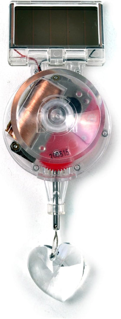 Rainbowmaker Heart solarbetrieben mit original Herz Swarowski Kristall zaubert Regenbogeneffekte