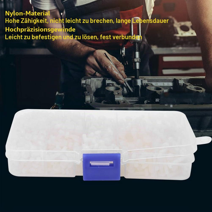 Nylon Schraube Mutter, 800 Stück M3 Nylon Schraube Mutter Set Unterlegscheibe Kombinationssatz Befes