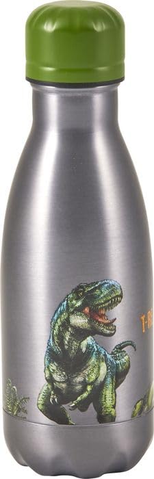 Die Spiegelburg Coppenrath Verlag KG Edelstahlflasche T-Rex World ca 0,4L 0 400 ml, 400 ml