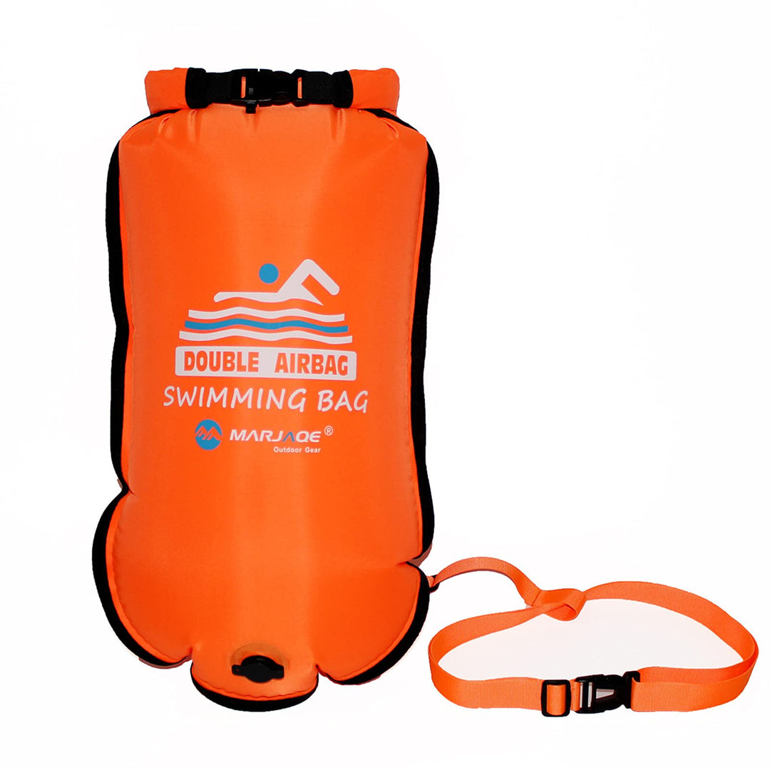 Premium Schwimmboje mit trockentasche, 20L für Triathleten, Stand up Paddling oder Wassersportler, o
