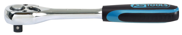 KS Tools 918.1290 1/2" CHROMEplus Umschaltknarre, 72 Zahn, Kunststoffgriff