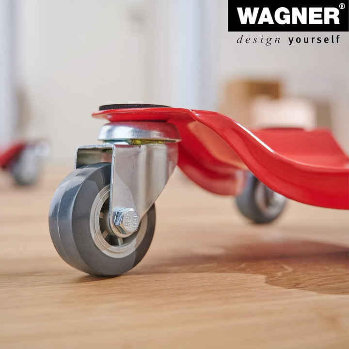 WAGNER Transporthilfe MM 1196 I 25 x 25 x 7,5 cm - Tragkraft 100 kg - ideal für sperrige Lasten &amp; Um