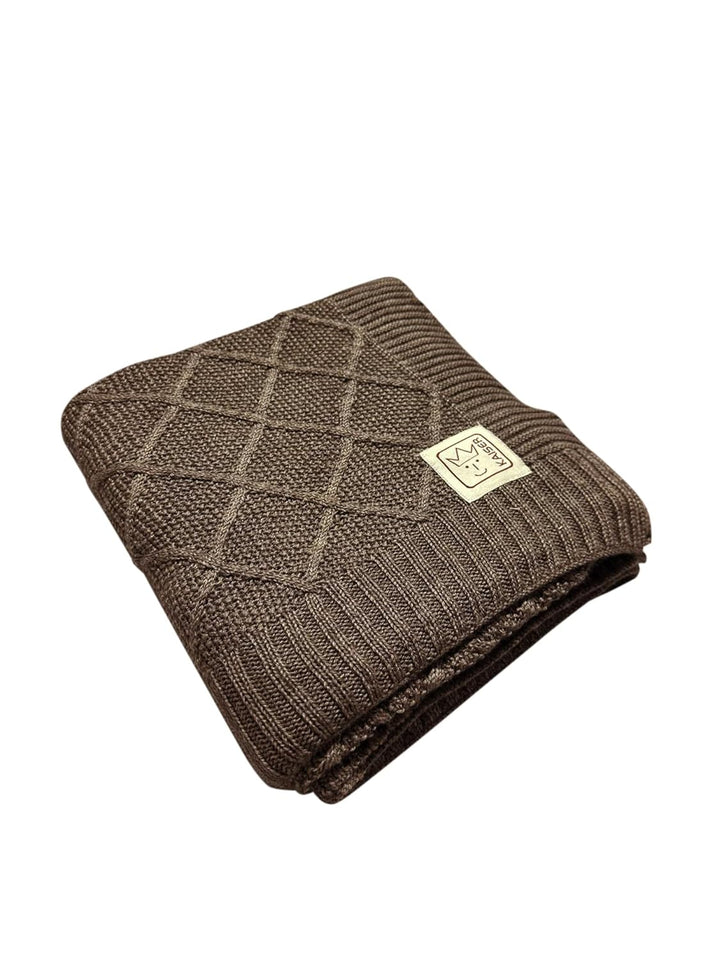 Kaiser 65217391 Wool - Babydecke Strick 100% Merino Wolle, atmungsaktive Babydecke, Ganzjährig, Neug
