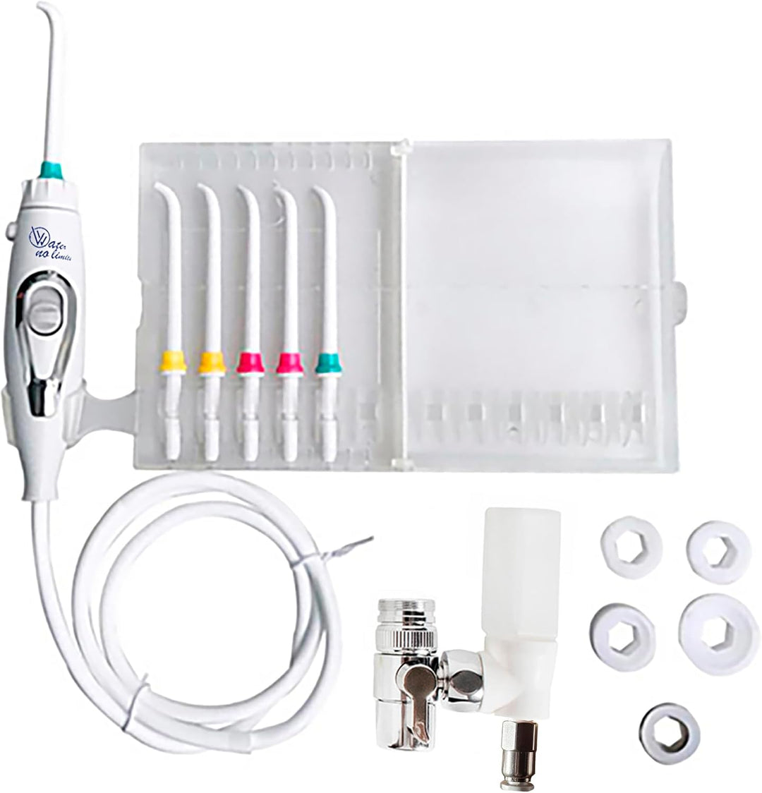 WATER NO LIMITS | Professioneller Dentalreiniger ohne Batterien oder Strom | Munddusche, die den Was