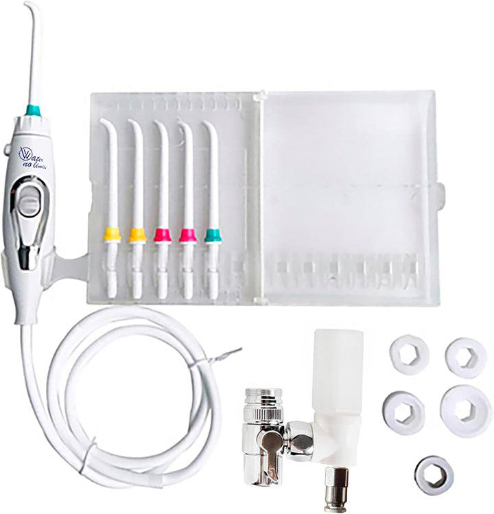 WATER NO LIMITS | Professioneller Dentalreiniger ohne Batterien oder Strom | Munddusche, die den Was