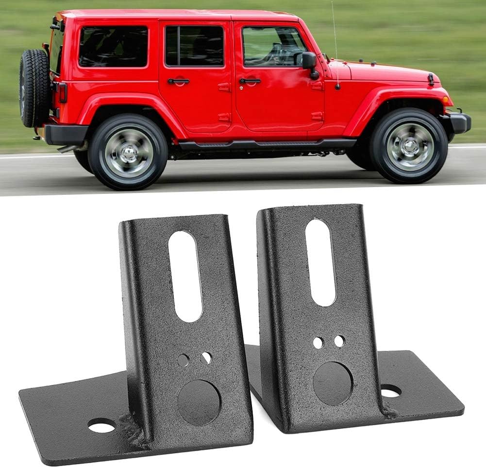Auto-Scheinwerferhalterung, Metall-Autoscheinwerferhalter A-Säulenhalterung kompatibel mit Wrangler
