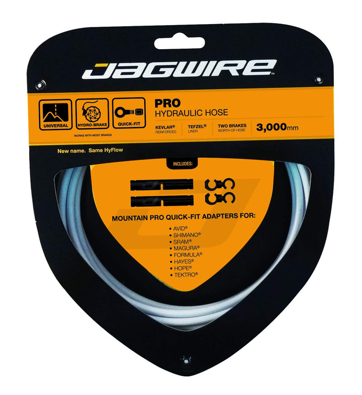Jagwire Bremsleitungset Hyflow (Teflon/Kevlar) 3000mm, weiss, 18009402 Weiss, Weiss