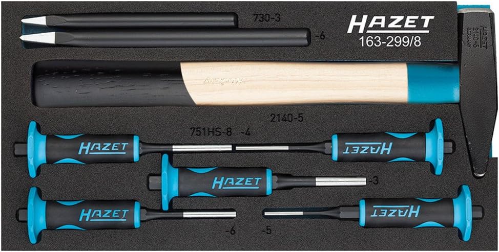 Hazet Splinttreiber-Satz, 8-teilig 1/3, 163-299/8, 163-299/8