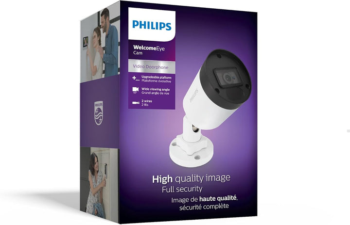 PHILIPS WelcomeEye CAM, zusätzliche Überwachungskamera, 1 Stück (1er Pack)