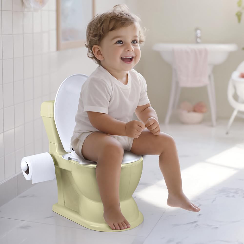 Dolu XL Pädagogisches Töpfchen – bequem & einfach zu bedienen – Eco Green – perfekt für das Töpfchen