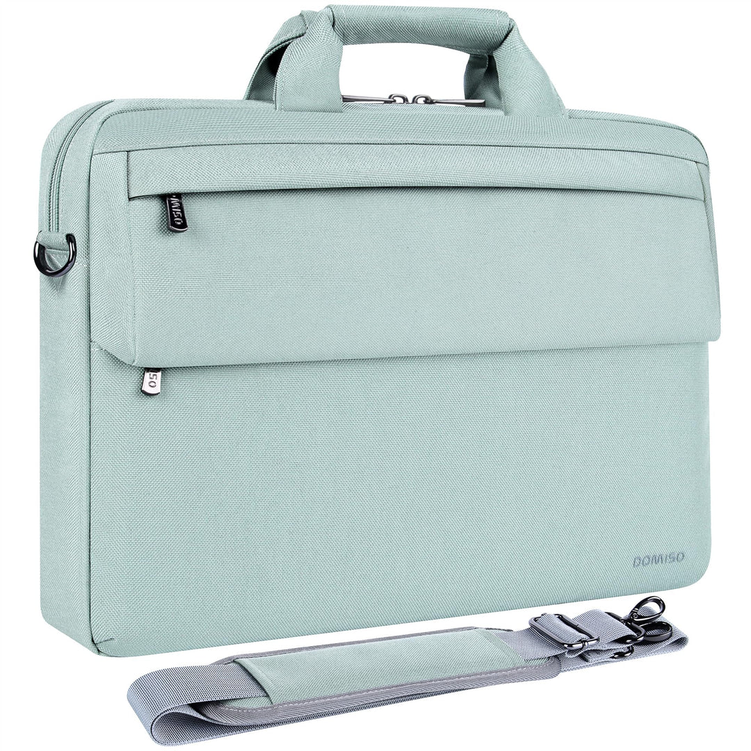 DOMISO Laptoptasche 17 Zoll Wasserabweisende Aktentasche Herren Business Schutztasche Notebook Tasch