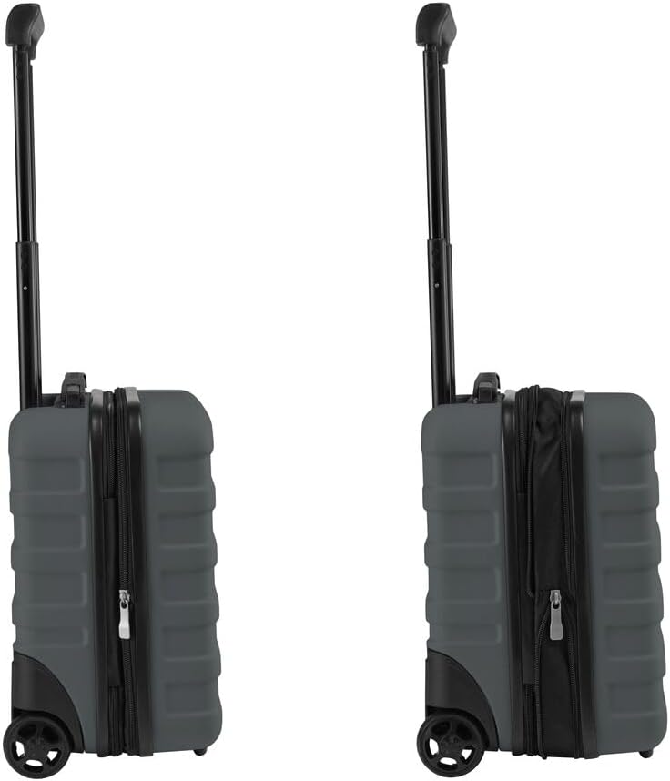 Cabin Max Anode 40x30x20 erweiterbar 40x30x25 cm Hardscalen Handgepäck Trolley-Koffer für Untersitz,