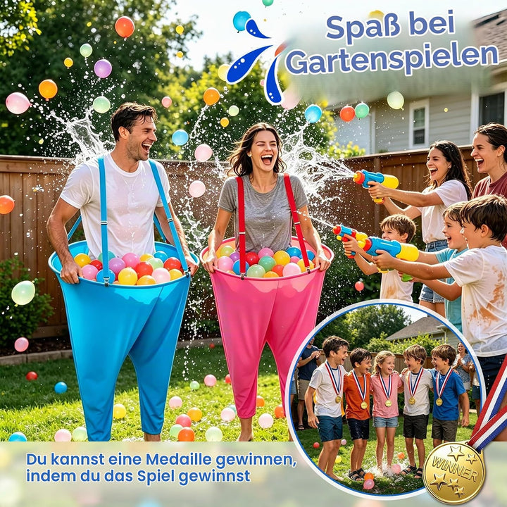 VEEKAY 538PCS Granny Pants Gartenspiel,2er-Pack übergrosse Granny Pants Hof-Spiel,Wurfspiele für Erw
