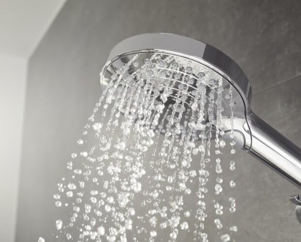 hansgrohe Duschkopf Raindance Select S 120 (Regendusche, 3 Strahlarten), Mattweiss Mattweiss 3 Strah