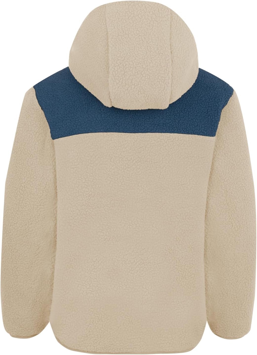 Trollkids winddichte Kinder Jacke mit Reissverschlusstaschen SANDVIKA 92 Wüstensand/Mystik Blau/Rost