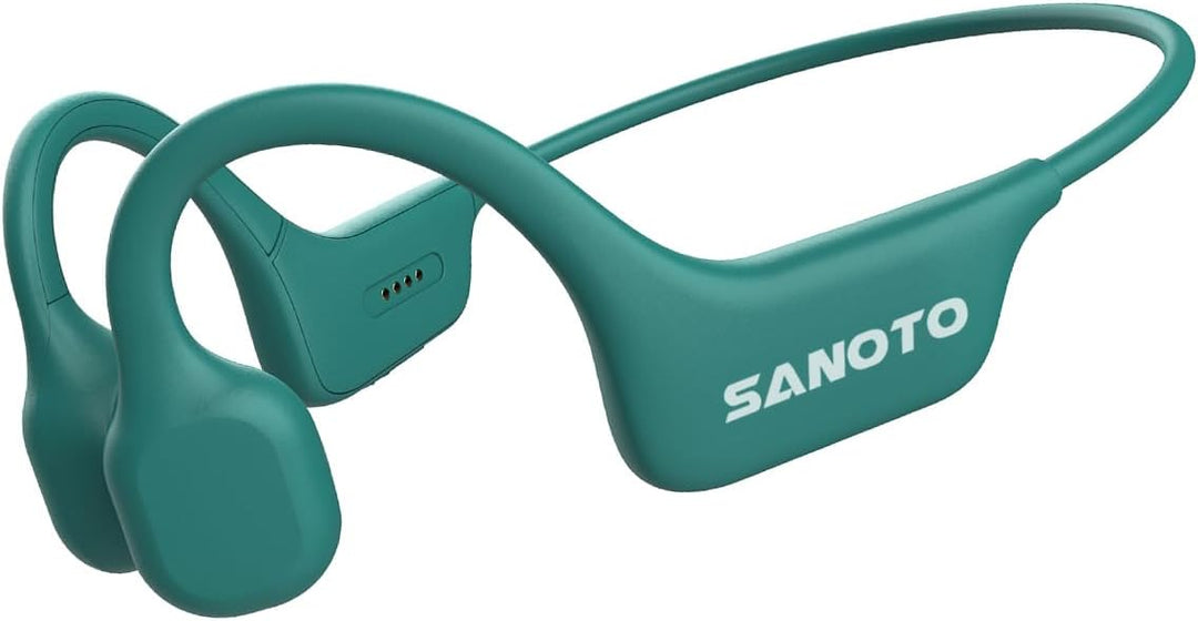 SANOTO Knochenschall Kopfhörer Bluetooth 5.3 Open Ear Kopfhörer IPX7 wasserdichte Schweissfeste Bone