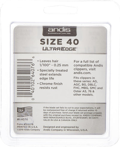 ANDIS 64930 UltraEdge abnehmbare Klinge, Grösse 5/8HT 16 mm, 16 mm