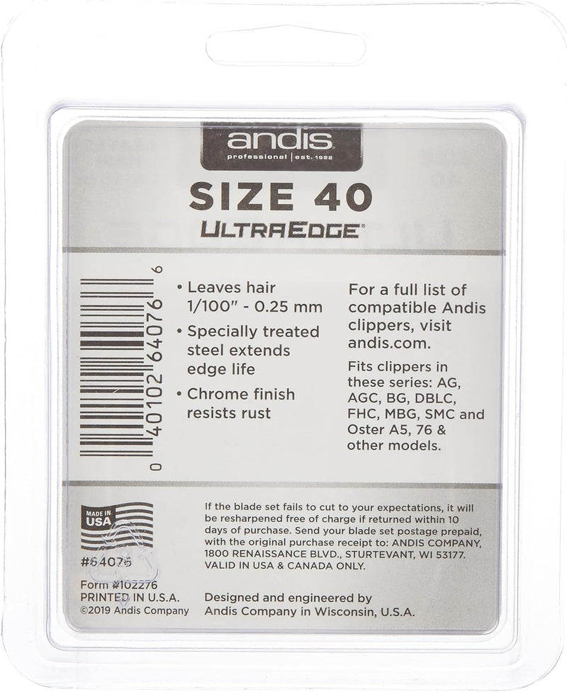 ANDIS 64930 UltraEdge abnehmbare Klinge, Grösse 5/8HT 16 mm, 16 mm