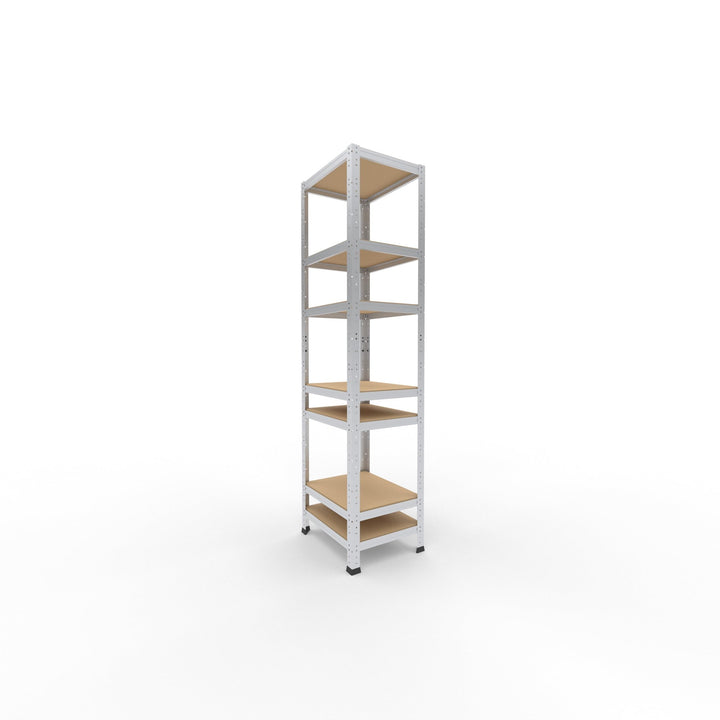 shelfplaza® 180x40x50cm Home Schwerlastregal verzinkt/Metallregal mit 7 Böden/Kellerregal Metall, Ga