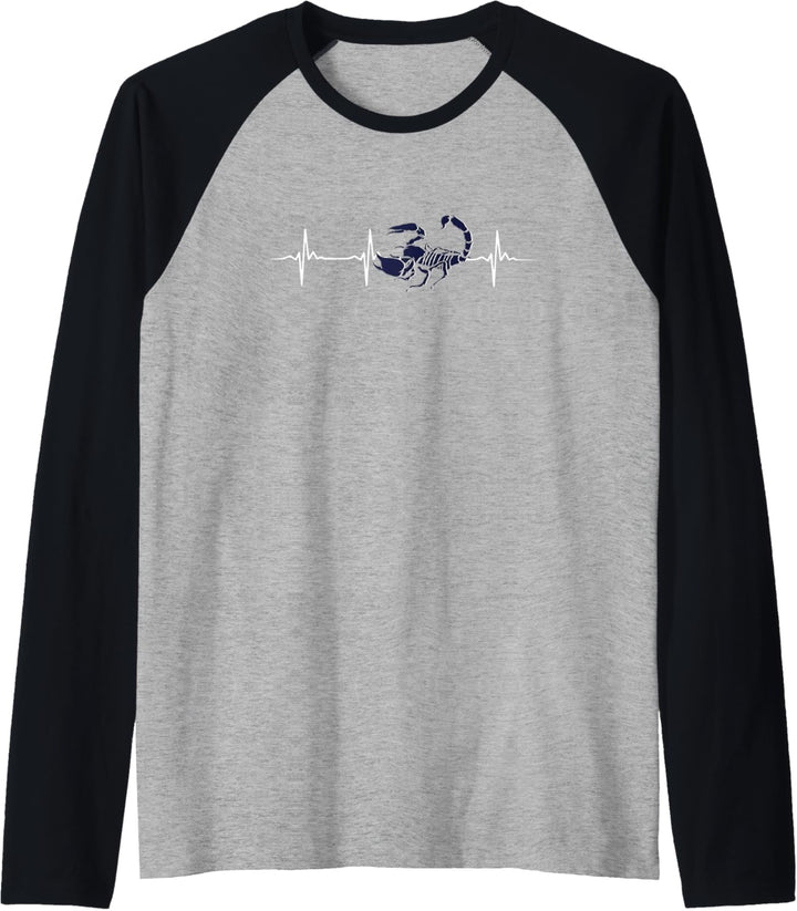 Great Scorpion Herzschlag Kostüm Liebe Skorpion Raglan
