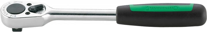 STAHLWILLE 512 | 1/2“ Ratsche mit 36 Zähnen, umschaltbar | Länge 265,5 mm | extrem robust | ergonomi
