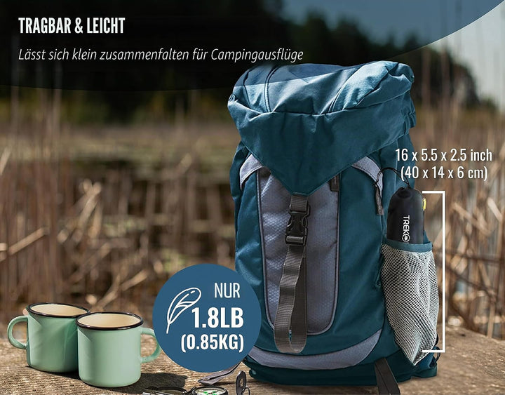 TREKOLOGY Tisch Kleiner Campingtisch Camping Beistelltisch Der Zusammenklappbar Leicht Zelttisch Kla