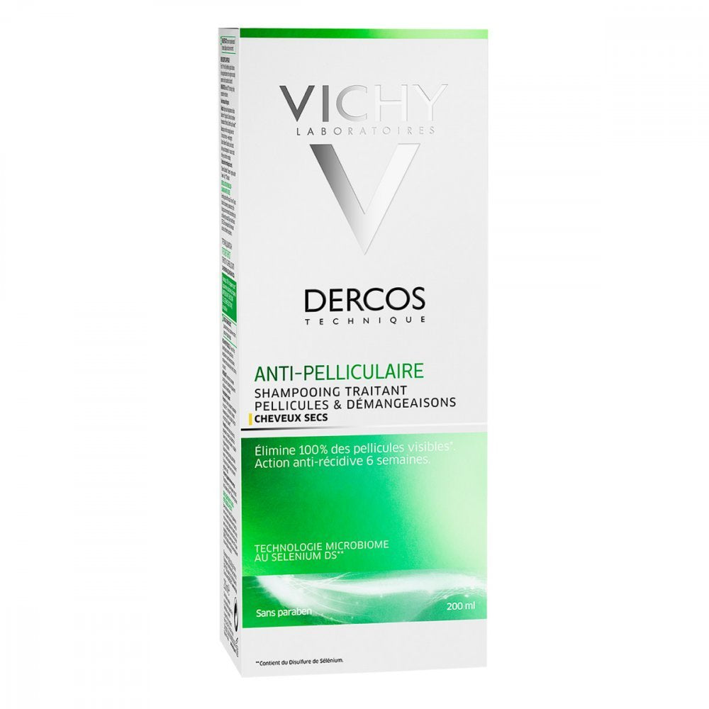 Vichy Dercos Anti-Schuppen Shampoo trockene Kopfhaut 200 ml (1er Pack), 200 ml (1er Pack)