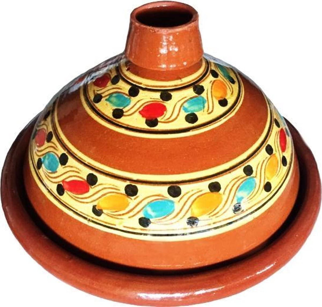 Echte Marokkanische Tajine zum Kochen Ø 30 cm 4-5 Personen