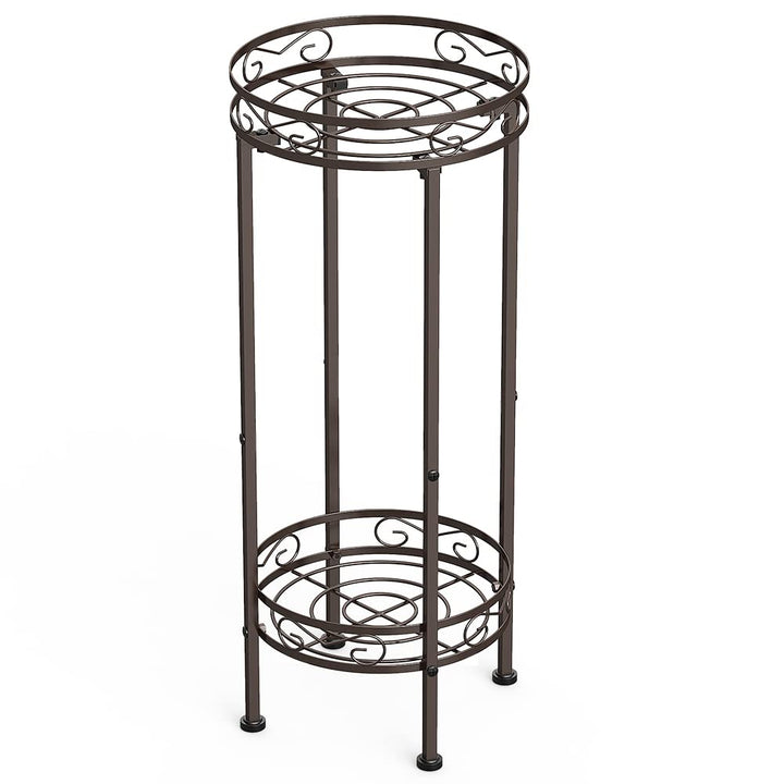 Bomclap Metall Pflanzenständer, 70 x 30 cm Blumenständer Pflanzenständer für den Innenbereich, 2-stu