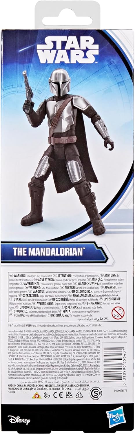 Star Wars Titan Serie The Mandalorian, 30 cm grosse Action-Figur & Accessoire, Spielzeug für Jungen