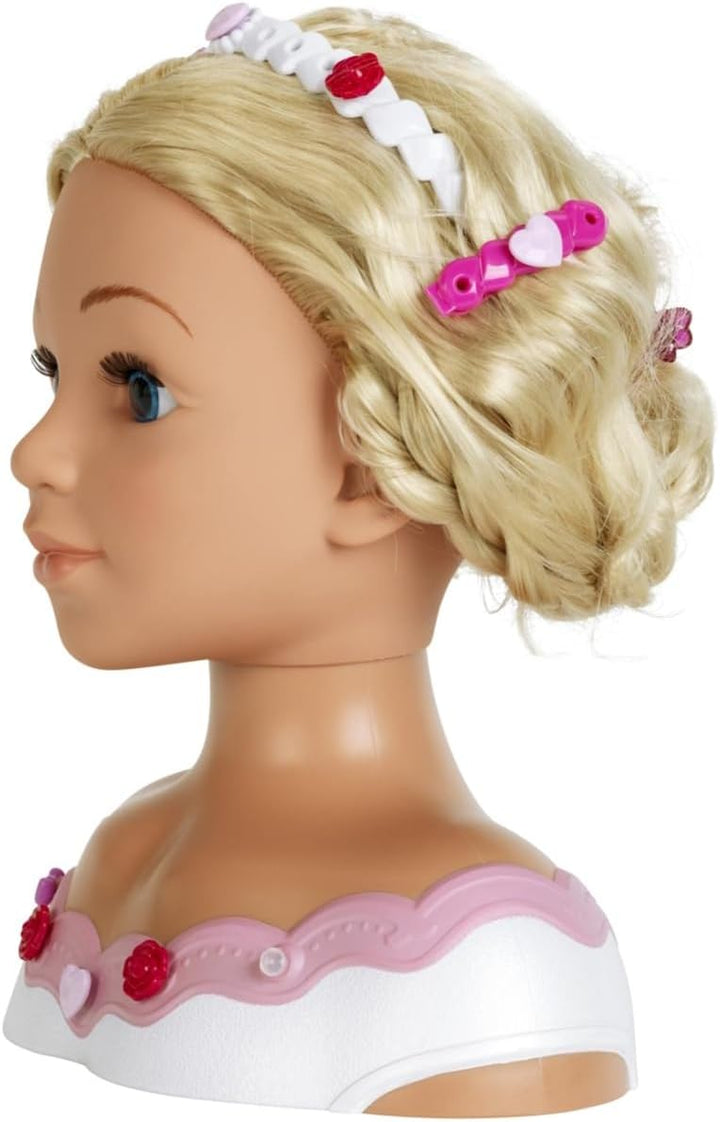 Klein Theo 5226 Schmink- und Frisierkopf Princess Coralie Rose