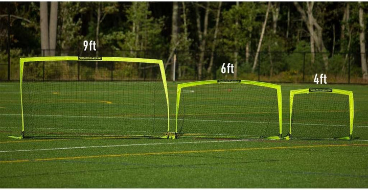 Franklin Sports Blackhawk Fussballtor für den Garten – tragbare Pop-up-Fussballnetze, Faltbare Tore