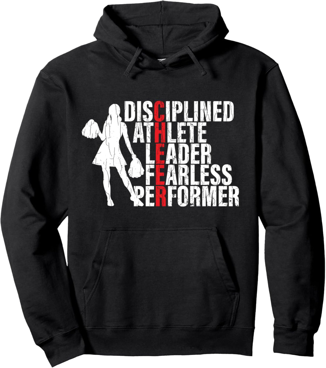 Cheer Facts Cheerleader-Grafik Pullover Hoodie