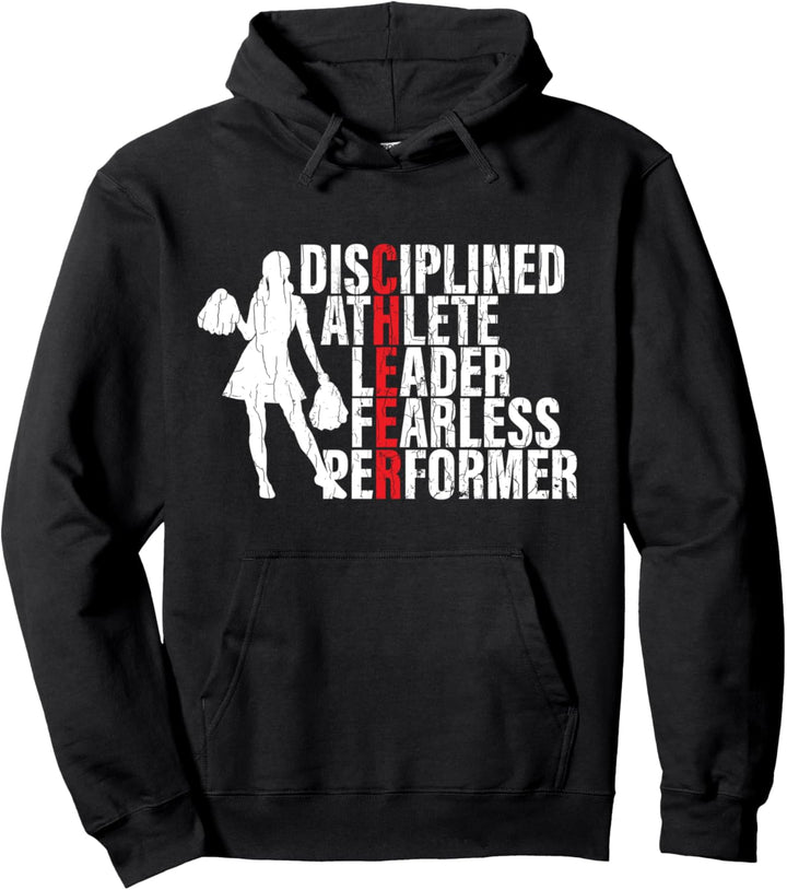 Cheer Facts Cheerleader-Grafik Pullover Hoodie