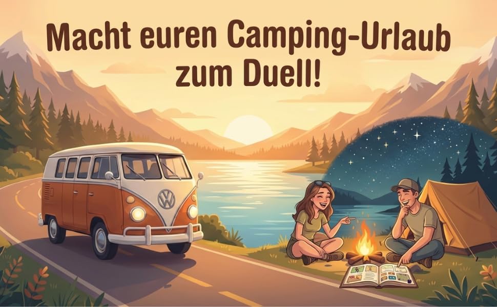 Das Camper-Duell für Paare &amp; Freunde: Nur einer gewinnt am Lagerfeuer! Über 20 1-gegen-1 Battles: Pe