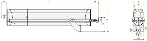 Fensterantrieb RAYWIN R20/300, 230V 200N Fensteröffner für Deckenfenster, Dachluken, Kuppelfenster
